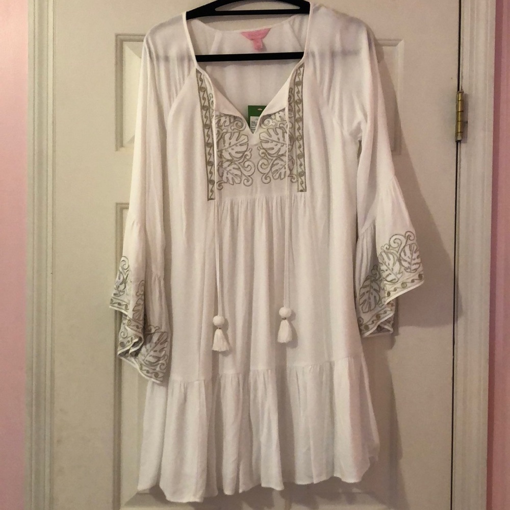 NWT Lilly Pulitzer White Amisa Tunic Dress XS